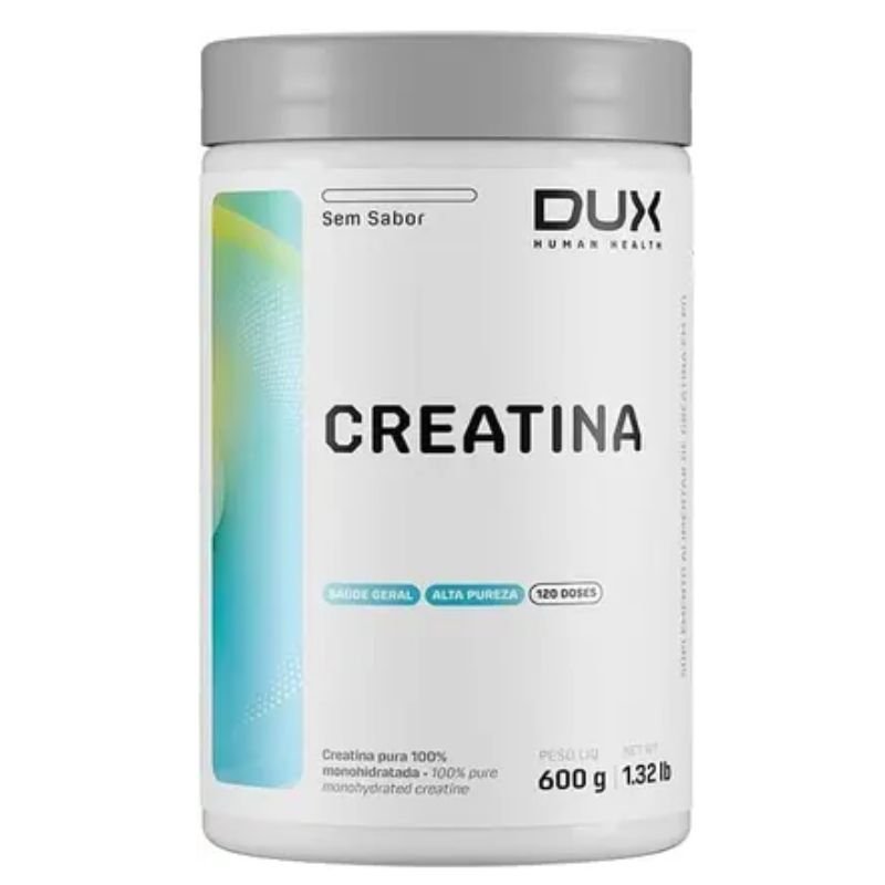 Creatina Dux Sem Sabor 600g 100% Monohidrata Human Health