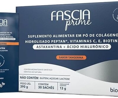 Fascia Prime Sabor Tangerina Com 30 Sachês