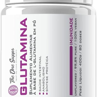 Glutamina Pura 400g Vegan (L-Glutamina) – 80 doses – The One Supps