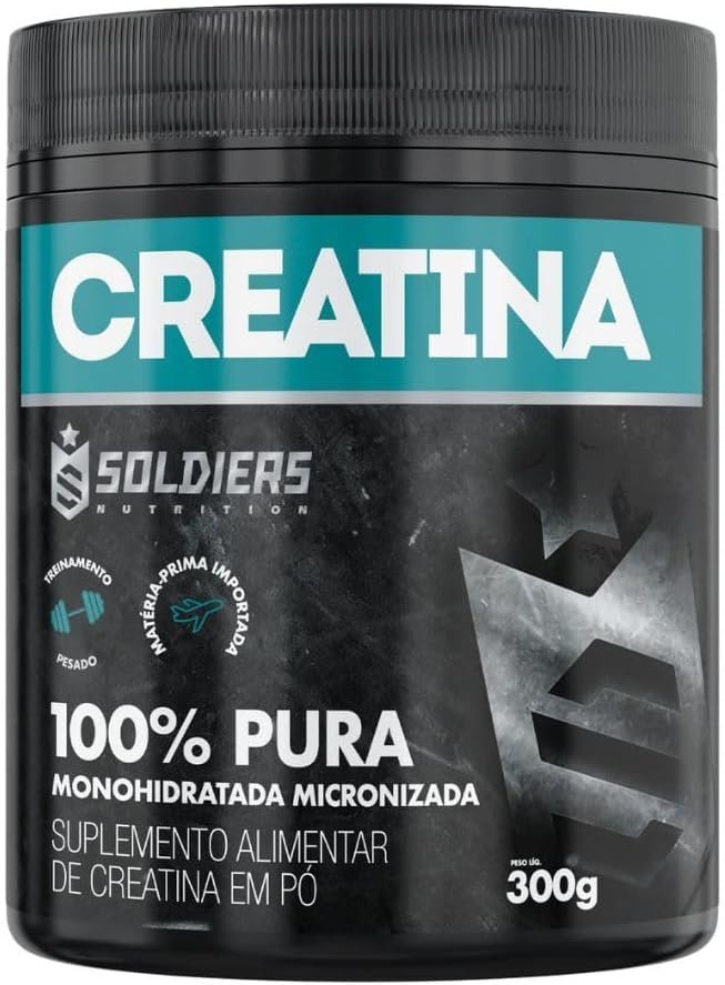 Creatina Monohidratada 250g – 100% Pura Importada – Soldiers Nutrition